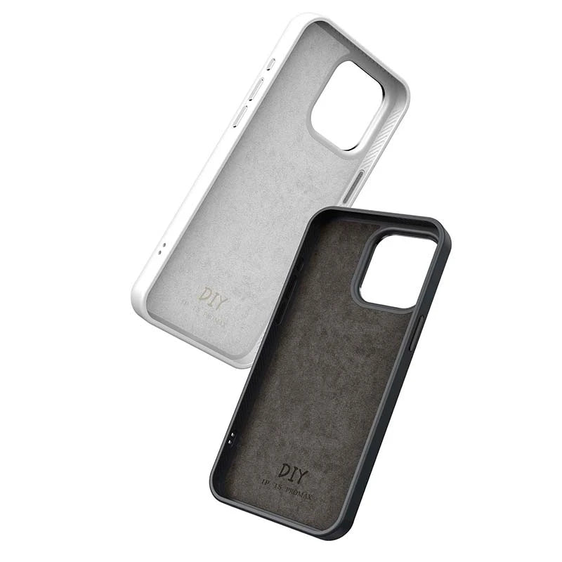 NFC-Enabled Phone Case for iPhone 16 Pro Max with E Ink Screen and Customizable Cartoon Design, Battery-Free